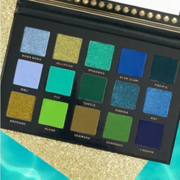 Ace Beaute OCEANIC Eyeshadow Palette Aqua Green Purple Blue Gorgeous! 24g *BNIB - Picture 14 of 16